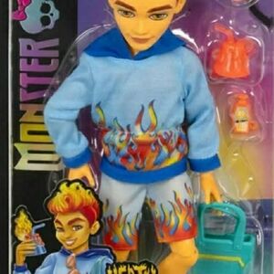 Monster Doll with Blue and Orange Outfit